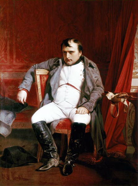 Paul Delaroche Napoleon Bonaparte abdicated in Fontainebleau